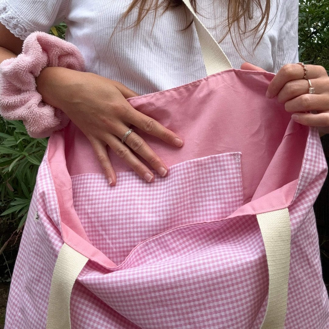 Sac vichy rose