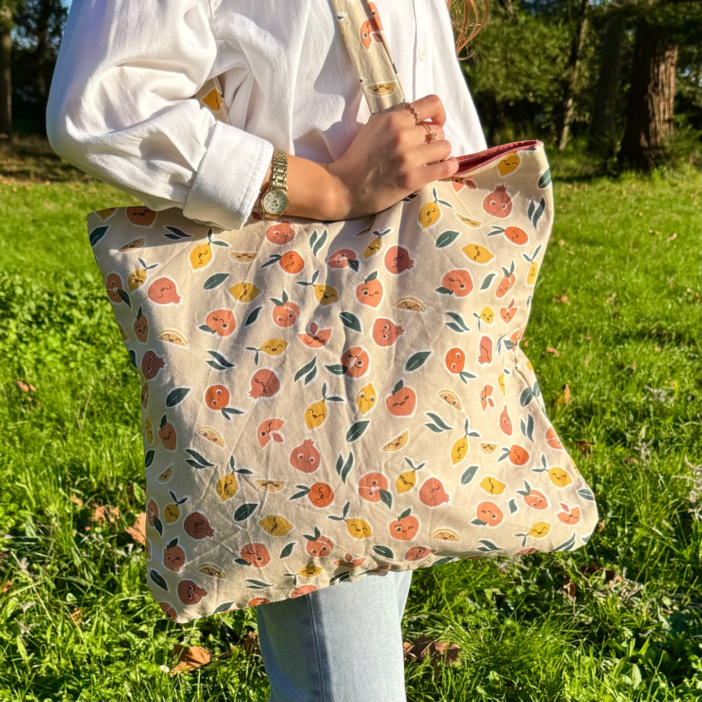 Grand totebag fruits