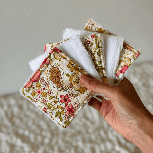Lot de 5 cotons fleur vintage